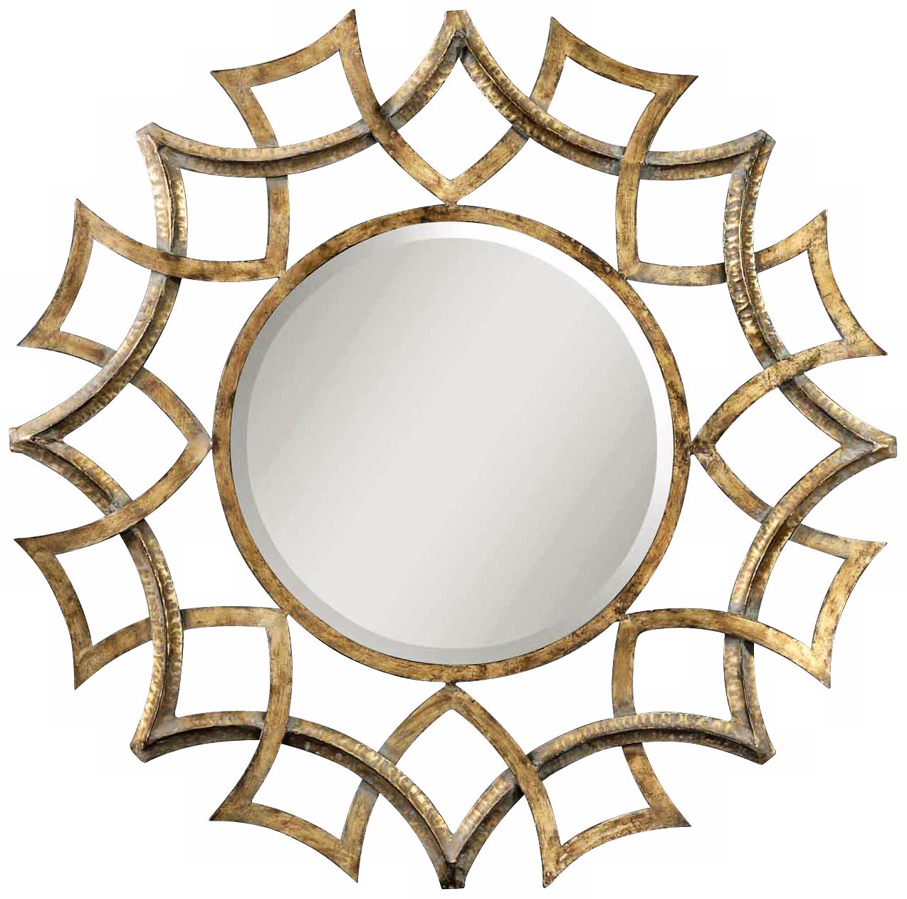 Uttermost  Golden Voyage Round 40" Wide Wall Mirror