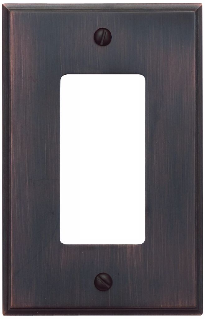Sutton Venetian Bronze Finish Single Rocker Wall Plate
