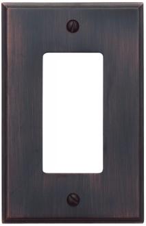 Sutton Venetian Bronze Finish Single Rocker Wall Plate 84713