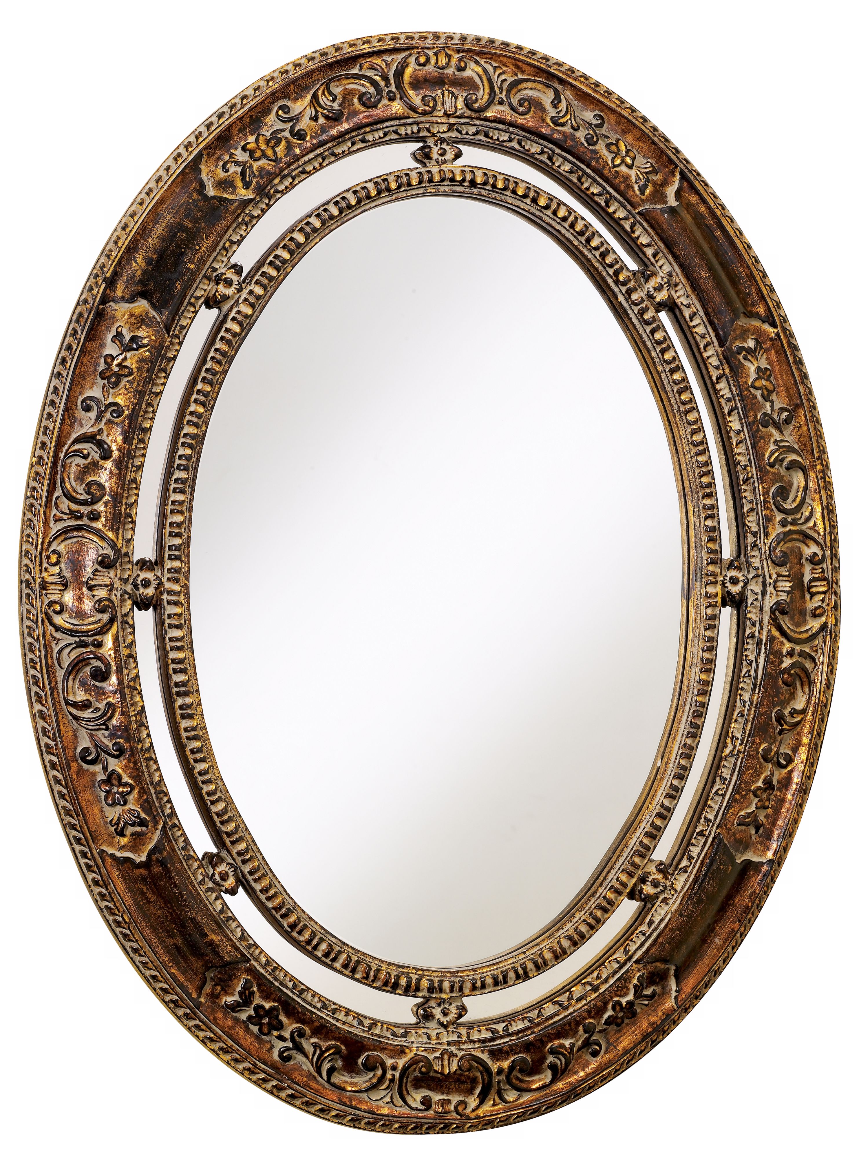 Uttermost Justine Oval 45" High Wall Mirror