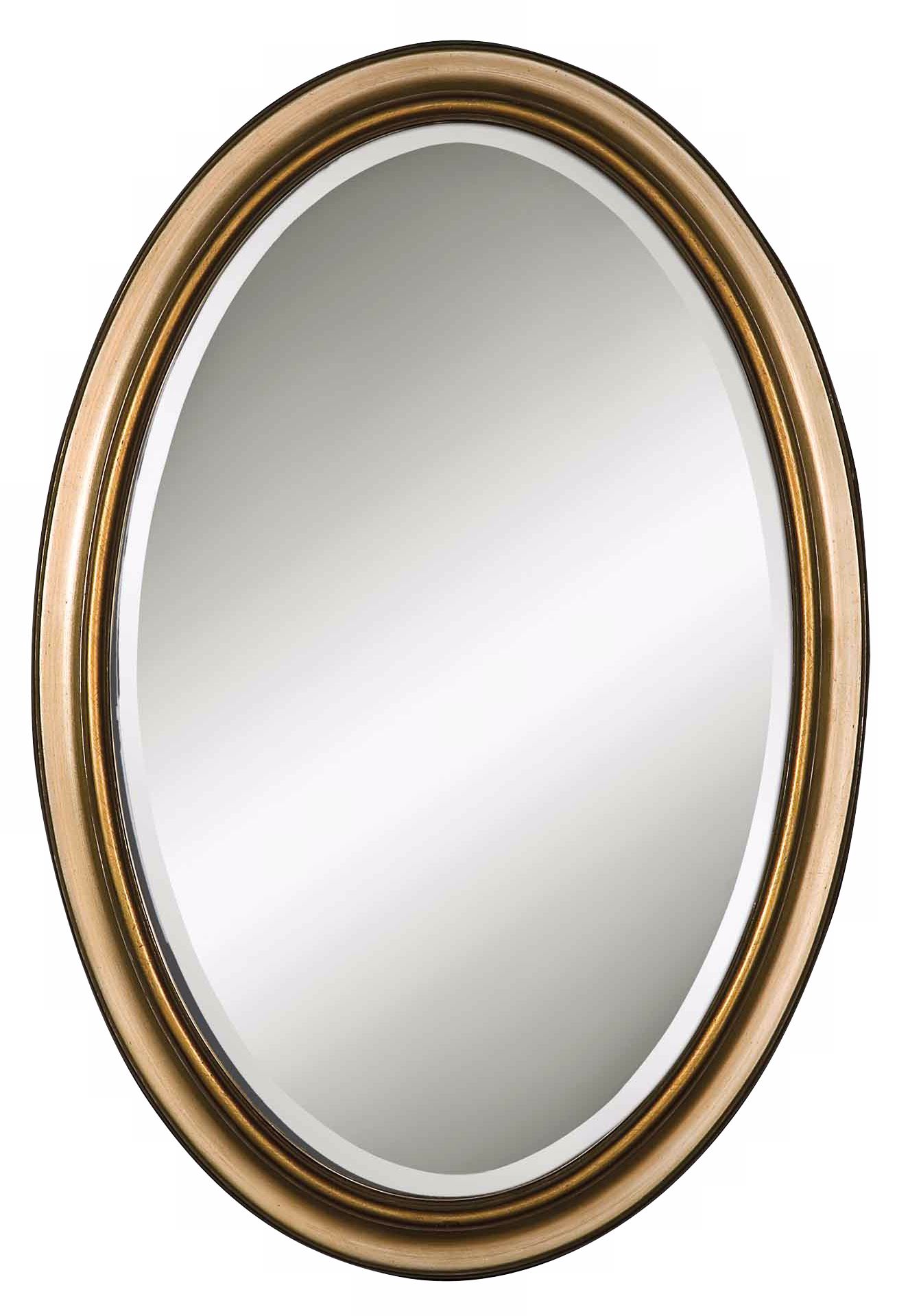 Uttermost Petite Manhattan Oval 31" High Wall Mirror