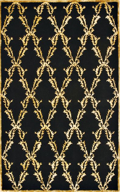 Arbor Black and Gold Rug