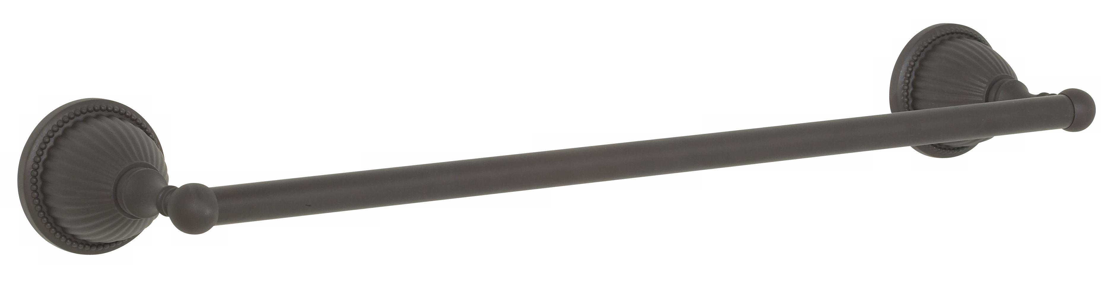 Bell Base Oil Rubbed Bronze 18" Wide Bath Towel Holder