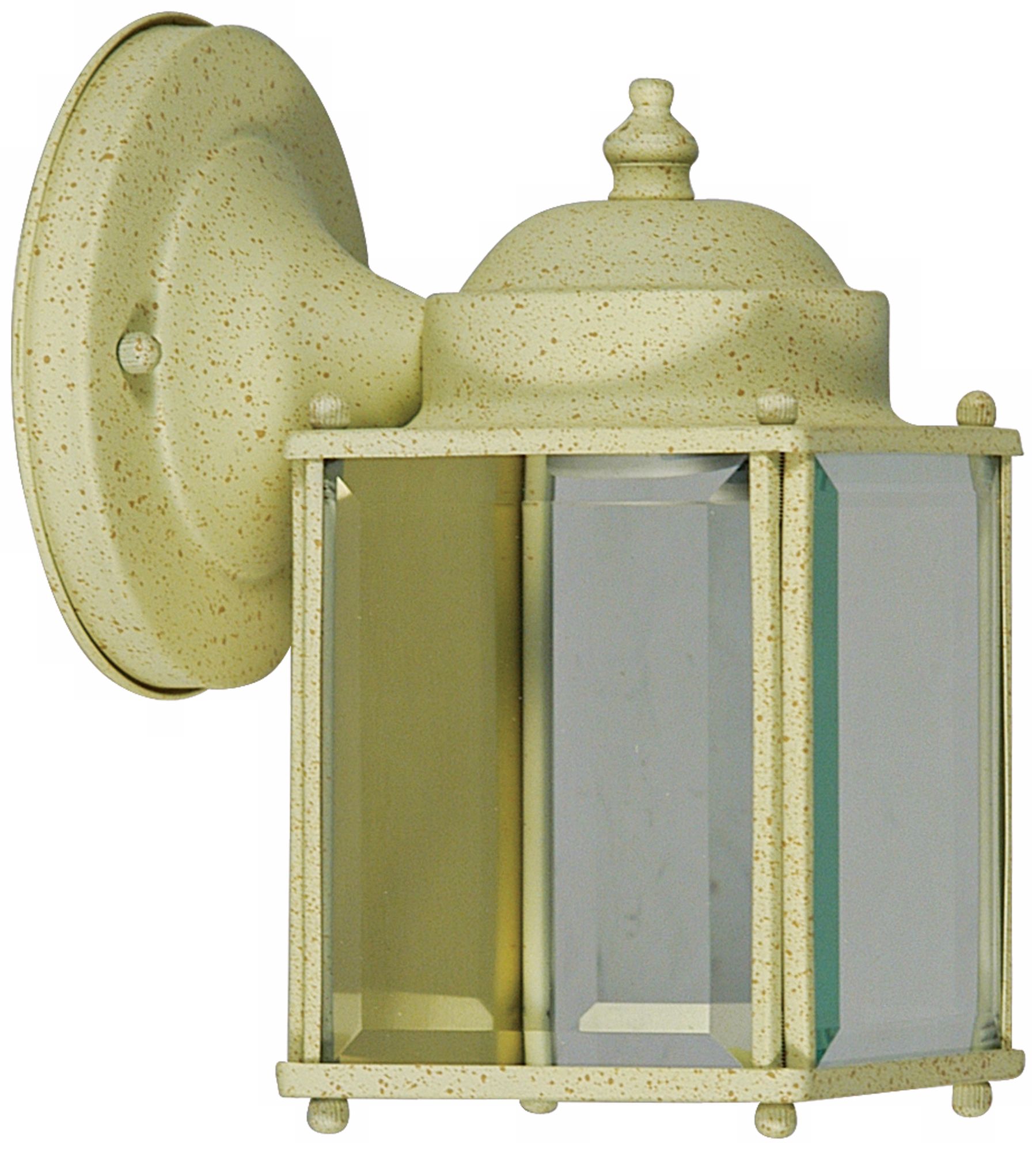 Textured Ivory Finish 7 1/2" High Outdoor Wall Light