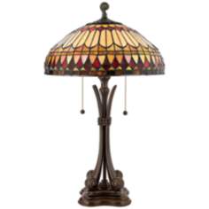 Western Style Table Lamps on Western Place Tiffany Style Table Lamp