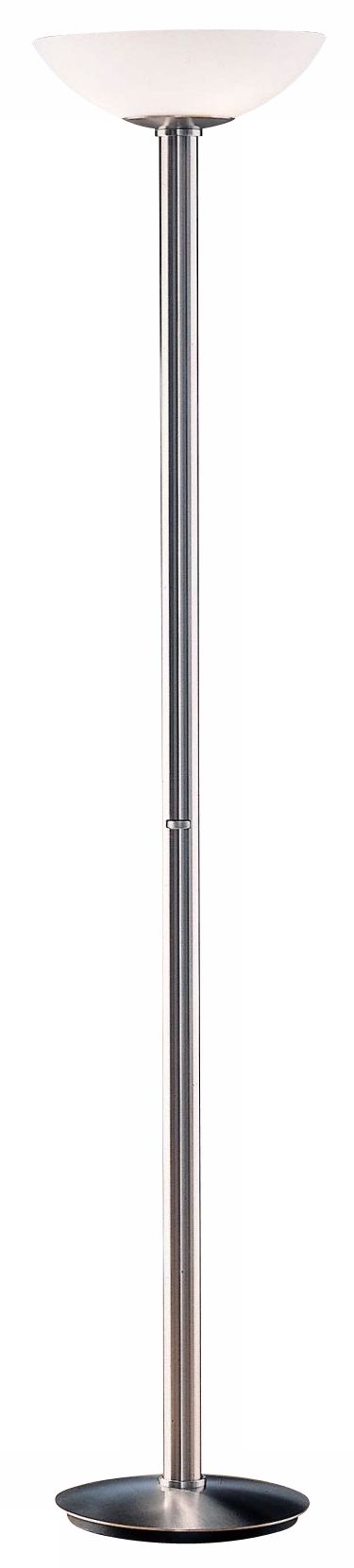 Holtkoetter  Satin Nickel Torchiere Floor Lamp