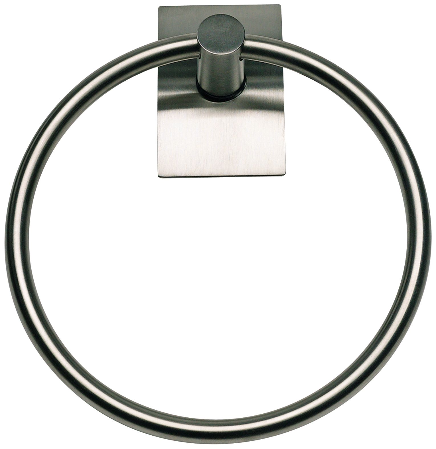 Zephyr 7 1/2" Wide Stainless Steel Towel Ring