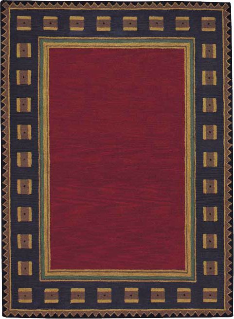 Northwoods Ruby Red Area Rug