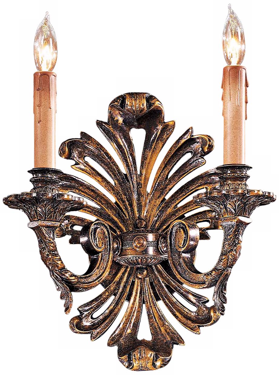 Metropolitan Collection 12 1/2" High 2-Light Wall Sconce