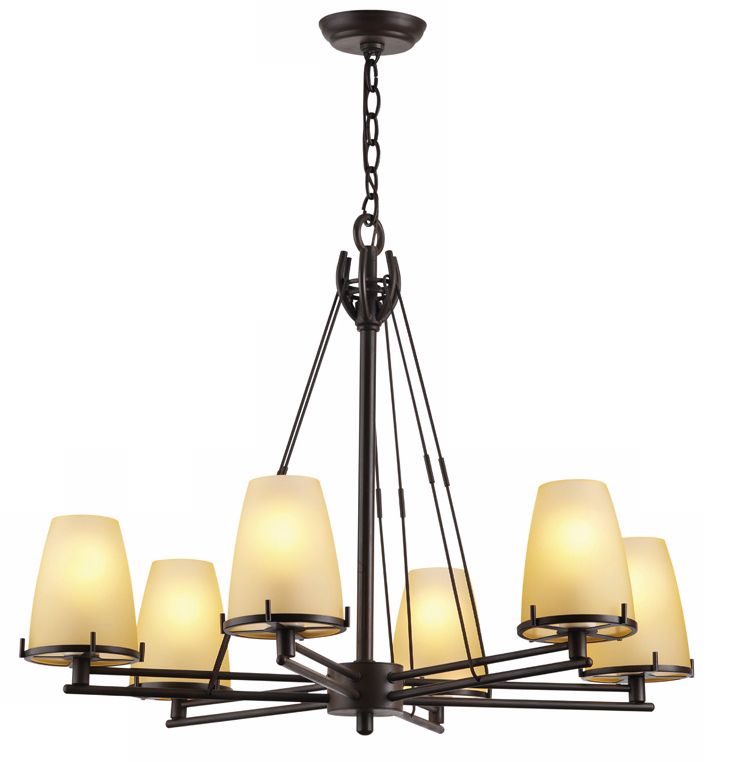 Forecast Kellar's Collection Bronze Six Light Chandelier