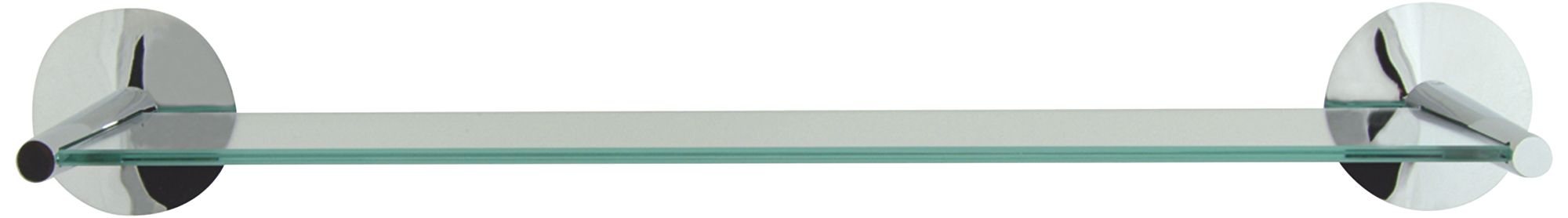Lola Collection 24" Wide Polished Chrome Bath Shelf