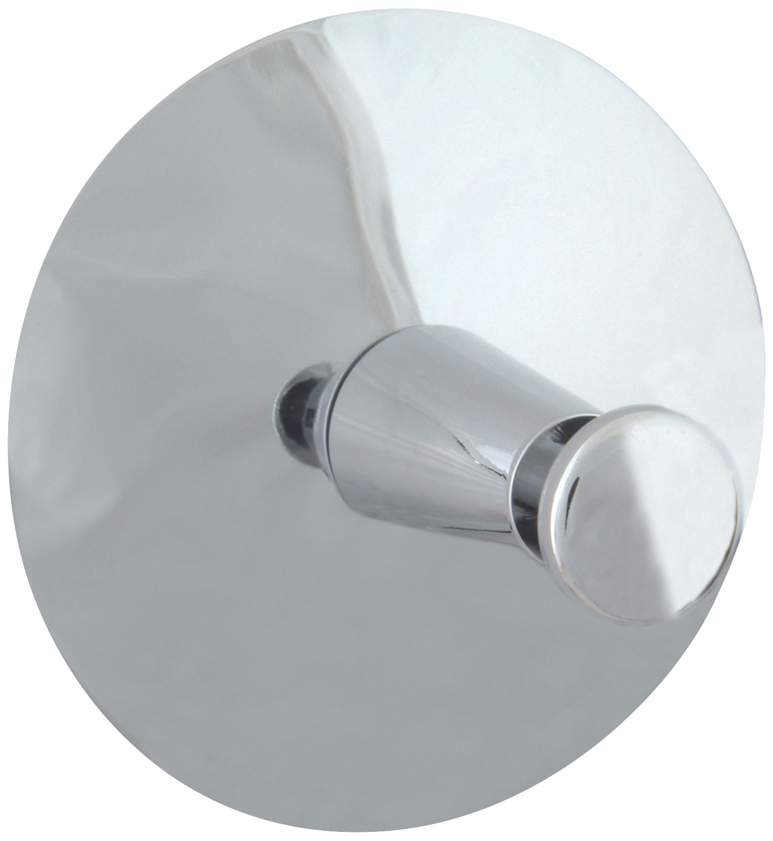 Lola Collection 3 1/2" Wide Polished Chrome Single Hook