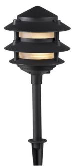 Dabmar Three Tiered Black Landscape Light 86123