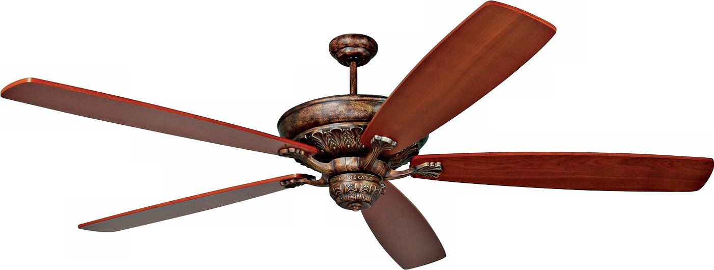 72" Monte Carlo St. Ives Tuscan Bronze  Ceiling Fan