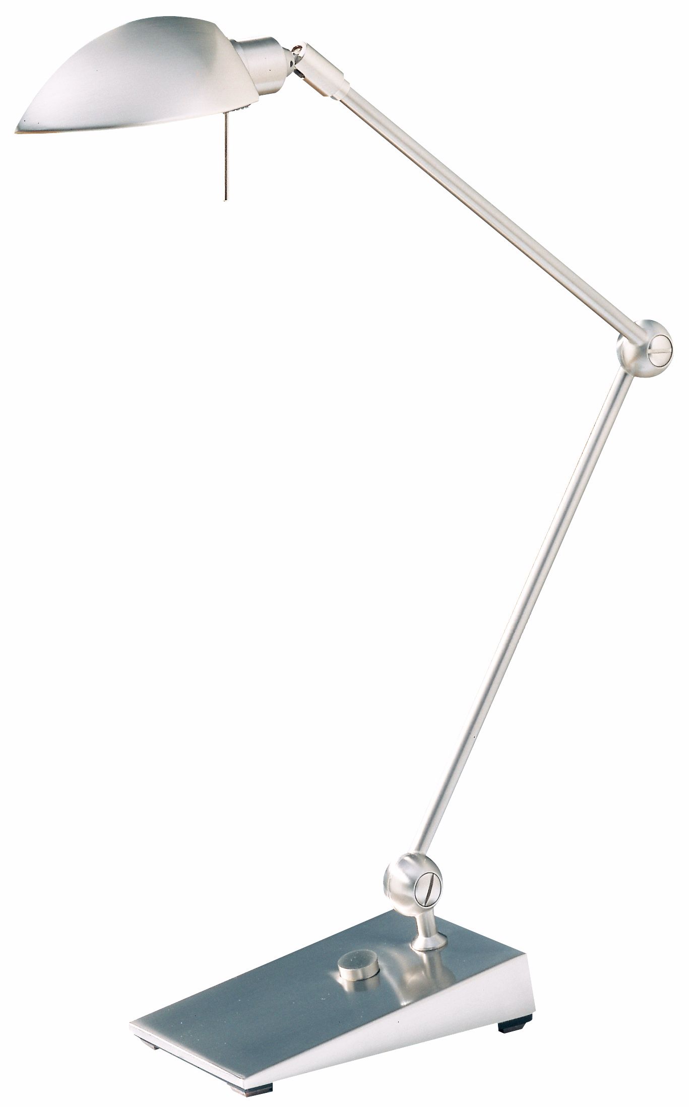 Holtkoetter Satin Nickel 3-Way Adjustable Desk Lamp