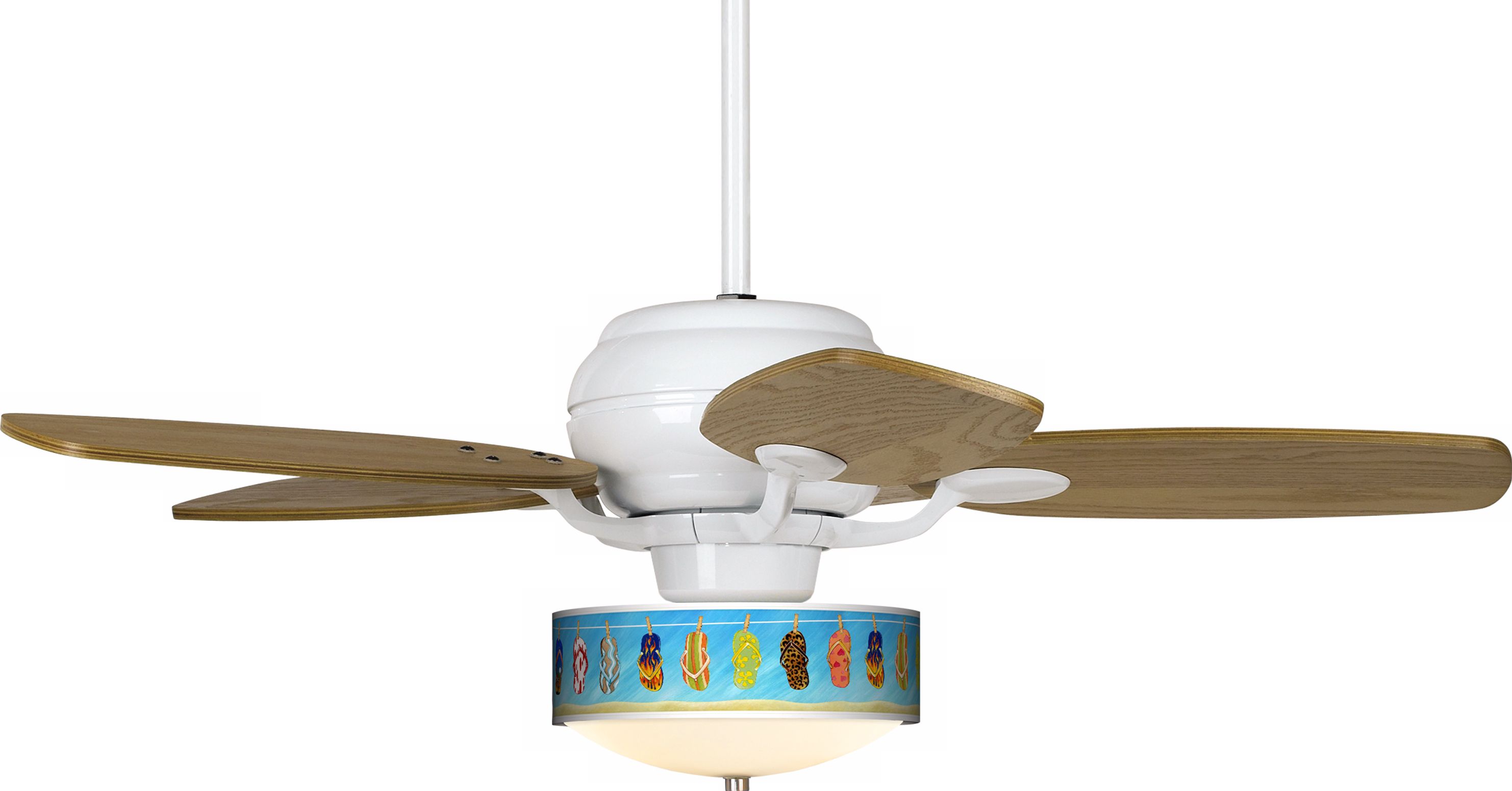 52" Casa Optima™ White Ceiling Fan