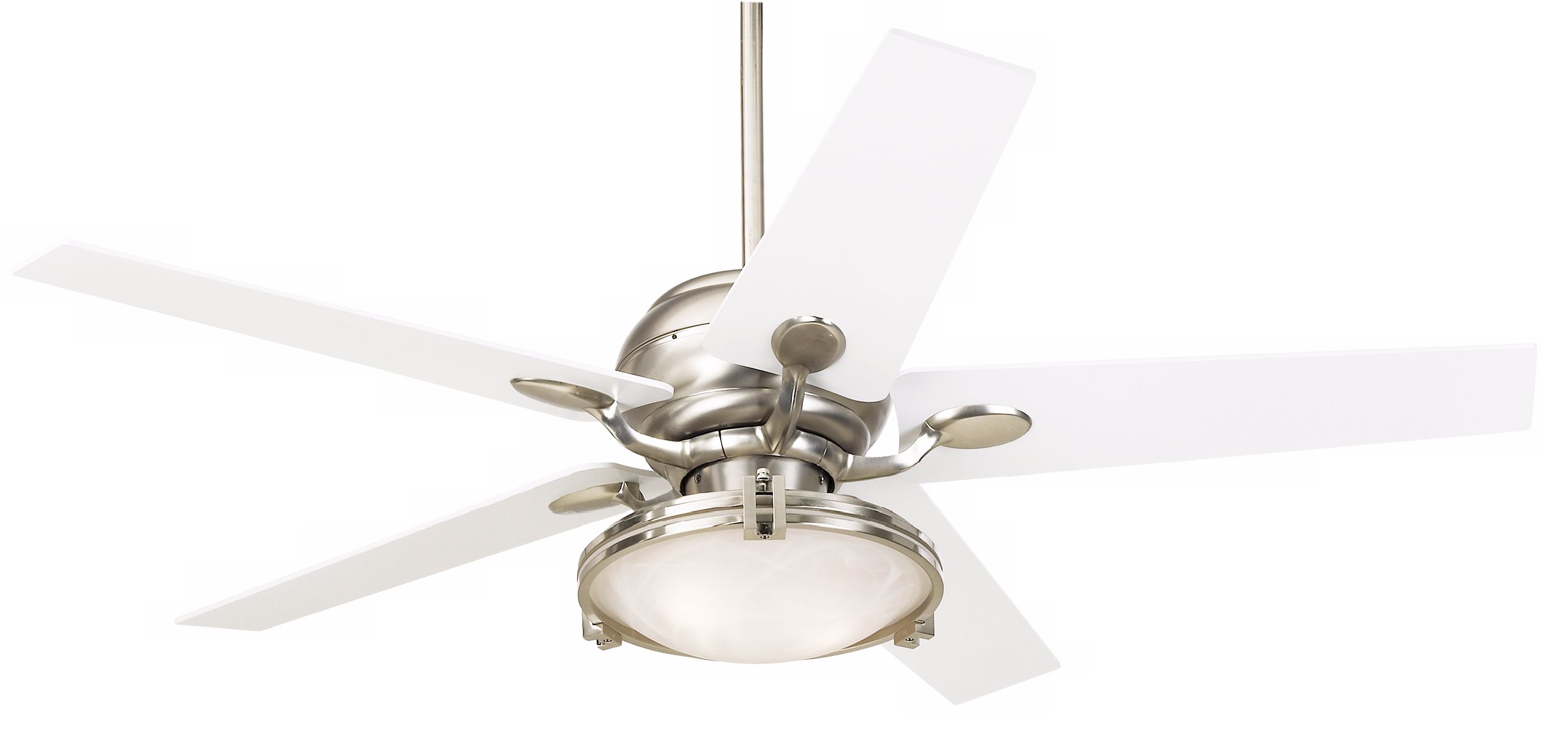 52" Casa Optima™ Brushed Steel Ceiling Fan