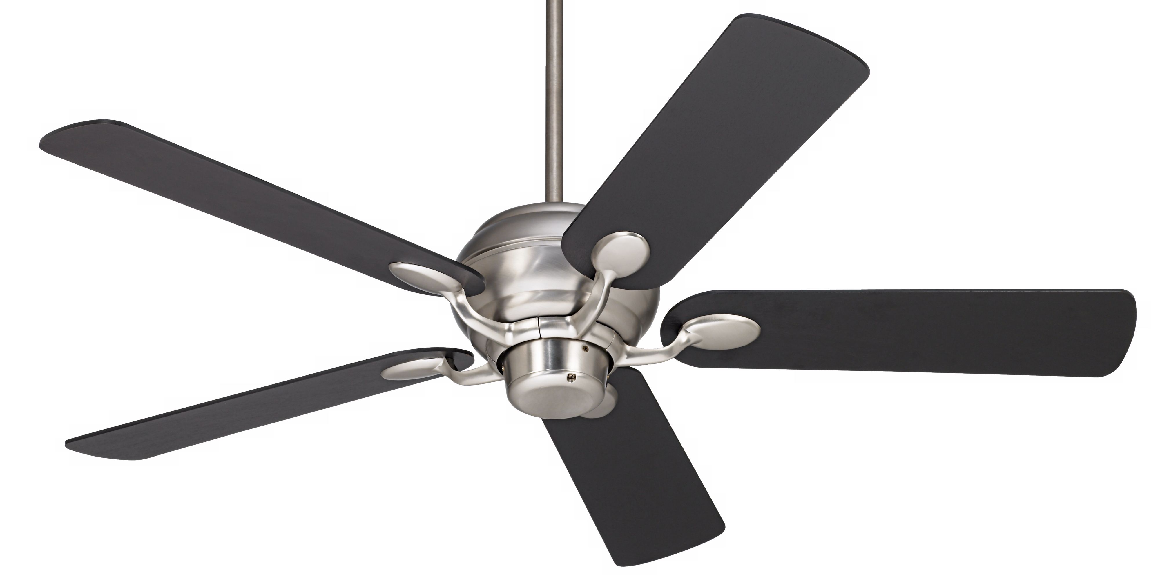 Casa Optima™ Brushed Steel and Espresso Ceiling Fan