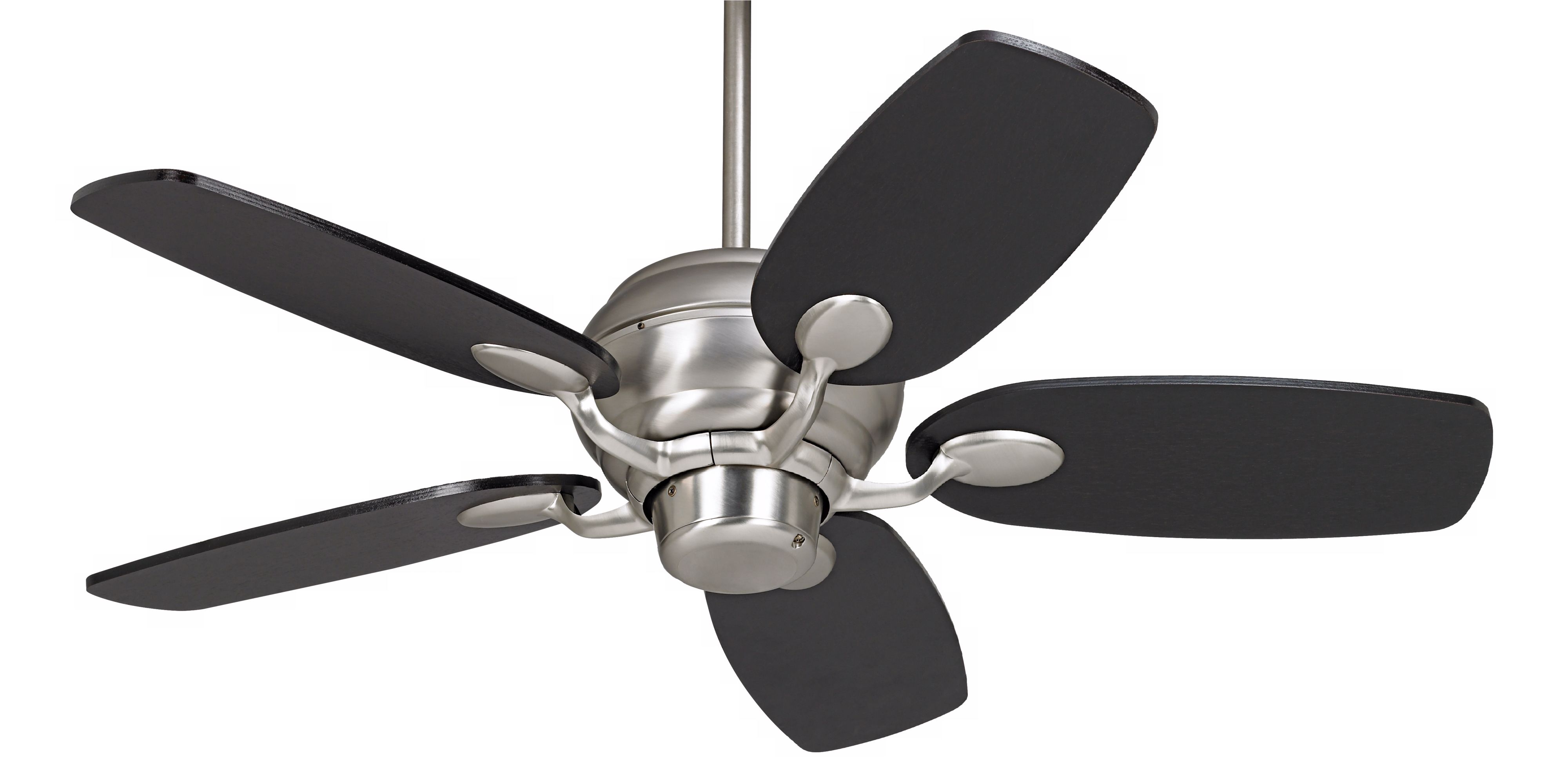 Casa Optima™ Brushed Steel Espresso Blades Ceiling Fan