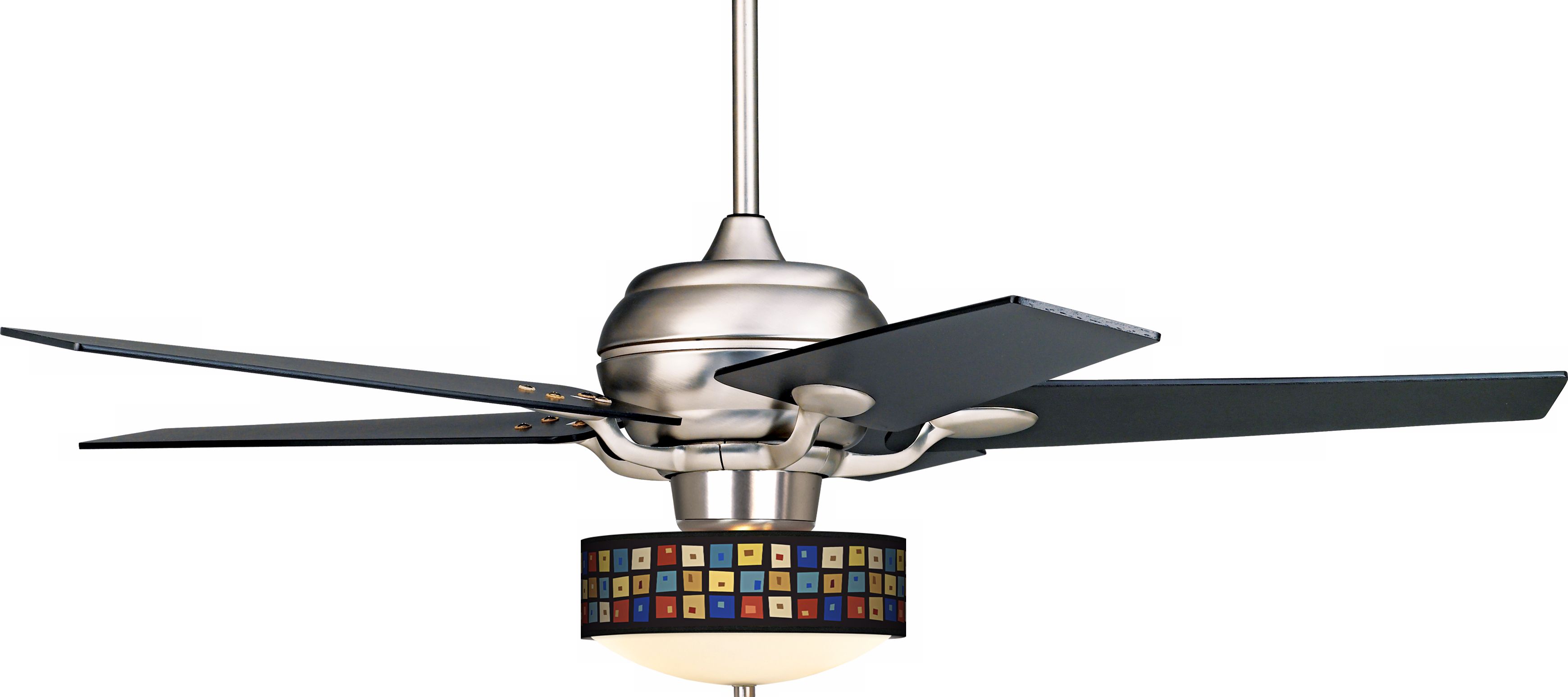 Casa Optima™ Palette Squares Black Blades Ceiling Fan