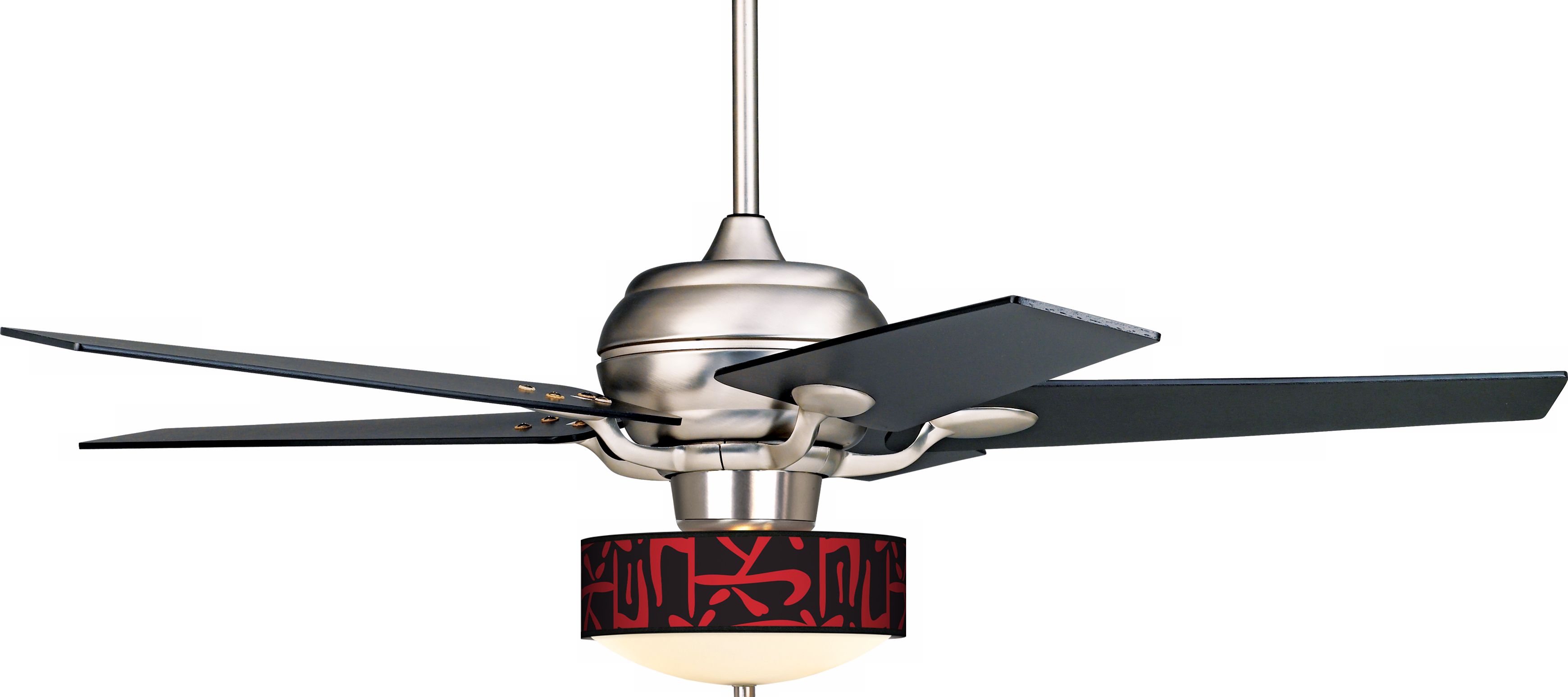 Casa Optima™ Asian Flare Black Blades Ceiling Fan