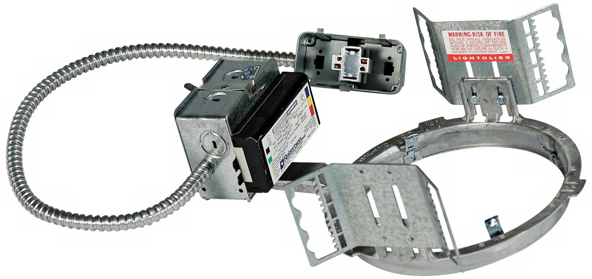 Lightolier Compact Fluorescent 7" Non-IC Frame-In Kit only