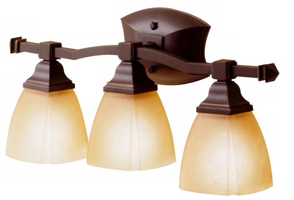 Sunset Bronze Backbar 22" Wide Bathroom Light Fixture