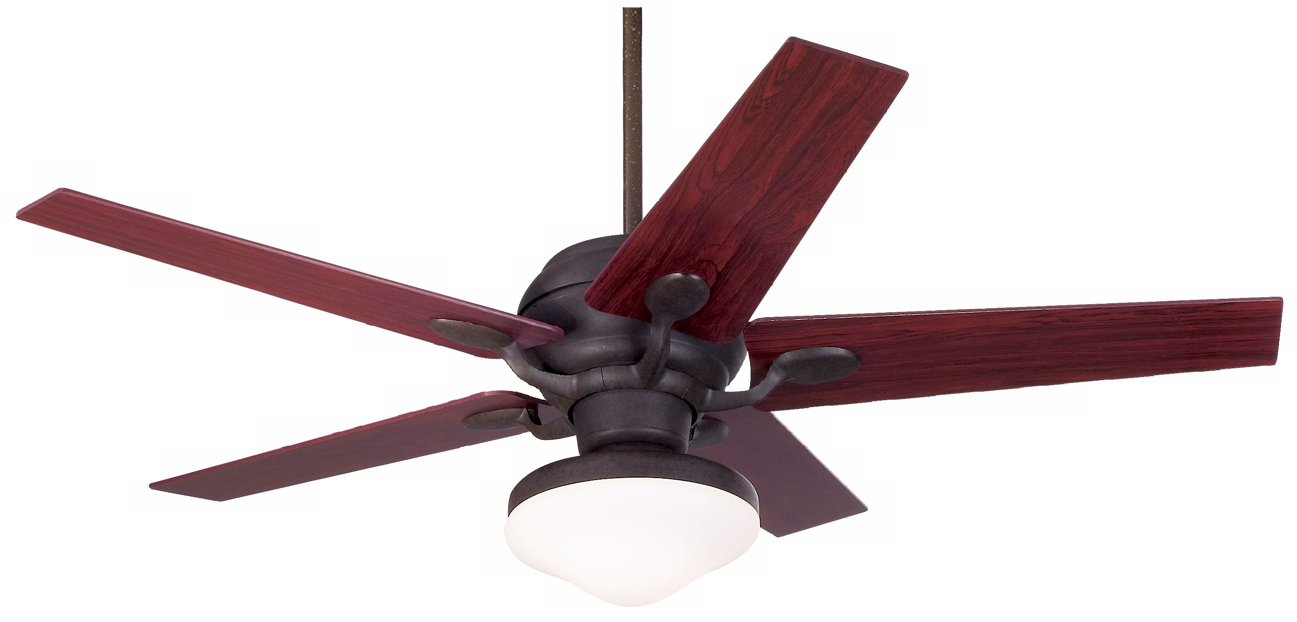 52" Casa Vieja Casa Optima™ Black Cherry Ceiling Fan