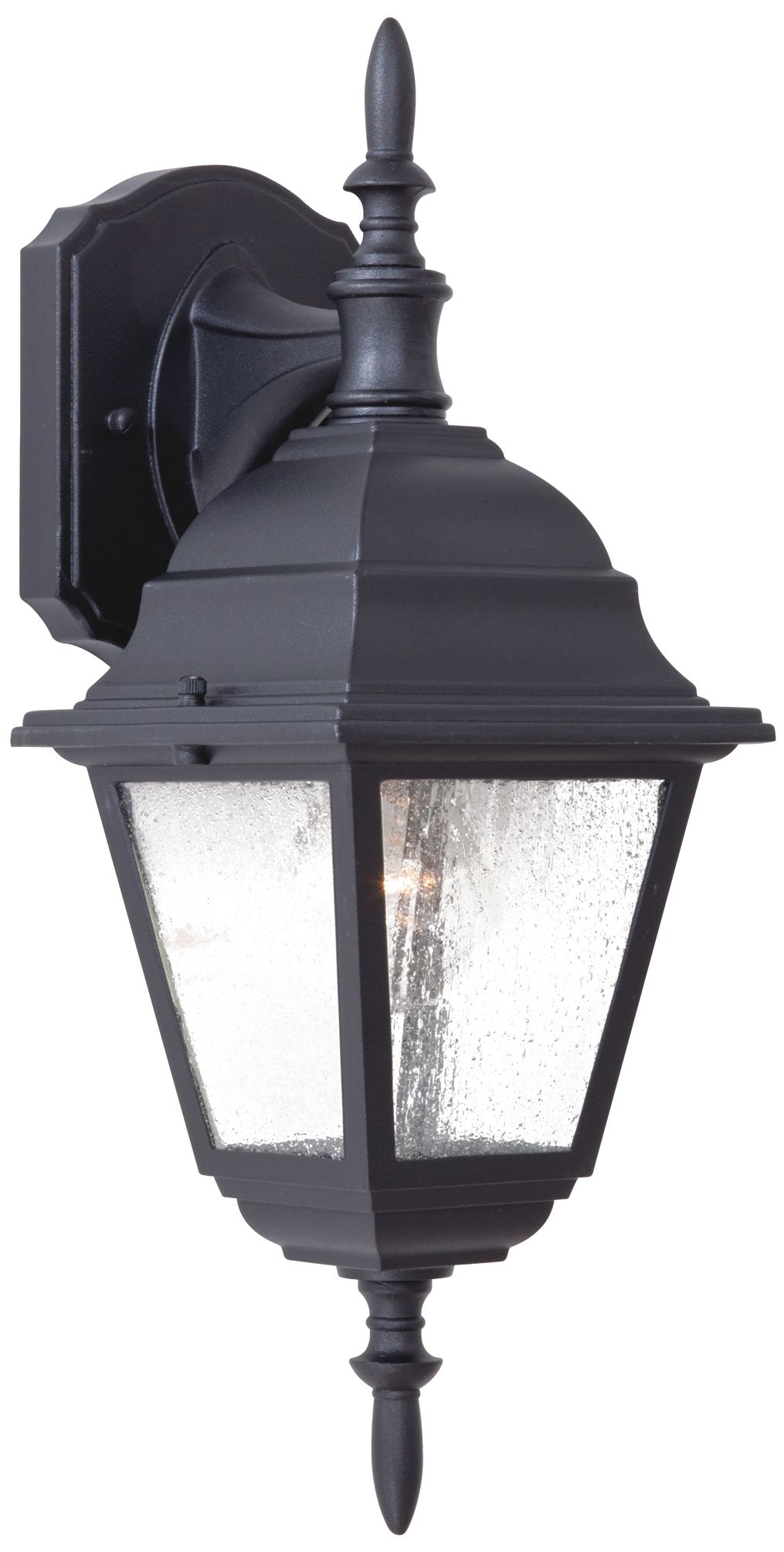 Bay Hill Collection 16 1/2" High Black Finish Wall Light