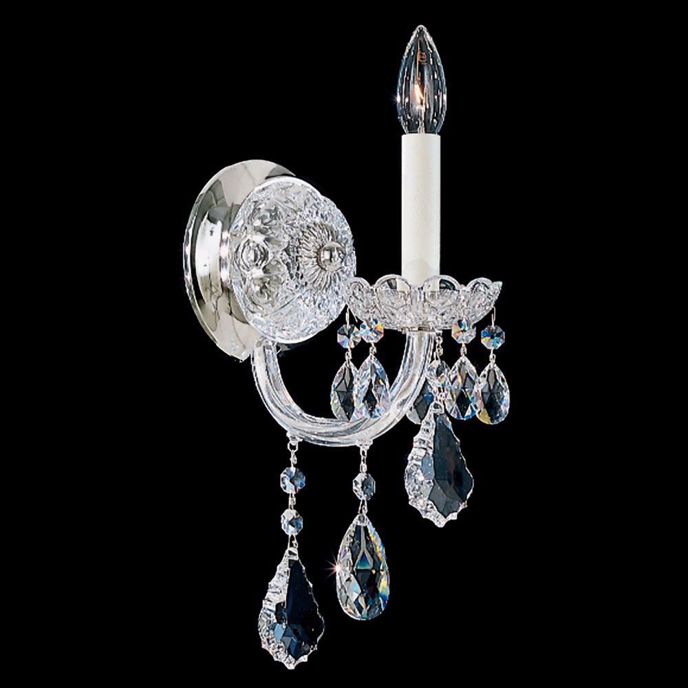 Schonbek Olde World Collection 15" High Crystal Wall Sconce