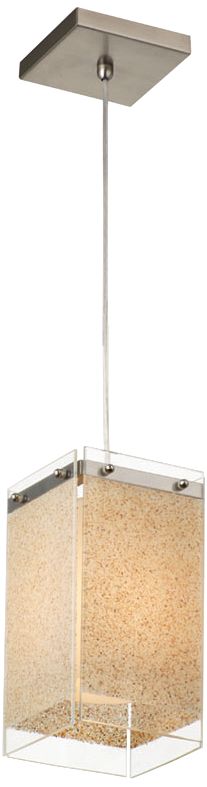 Forecast Pacifica Collection 6" Wide Nickel Pendant Light