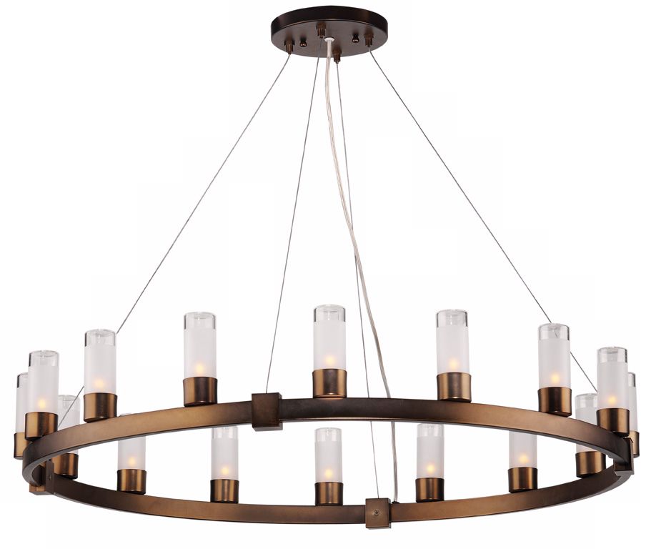 Forecast Revolution Bronze Sixteen Light Chandelier