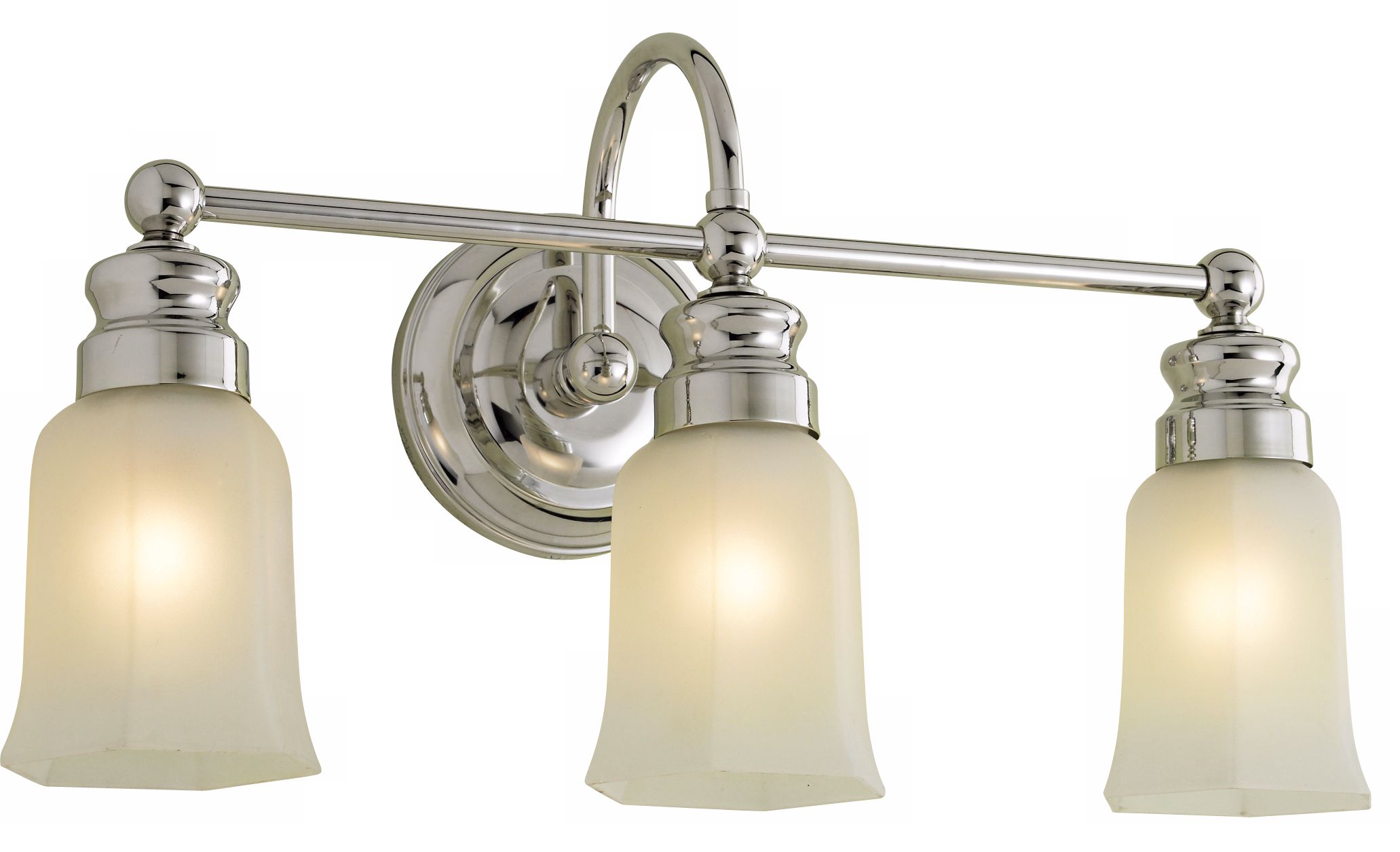 Emily 20 1/2" Wide Chrome Bath Triple Light Fixture