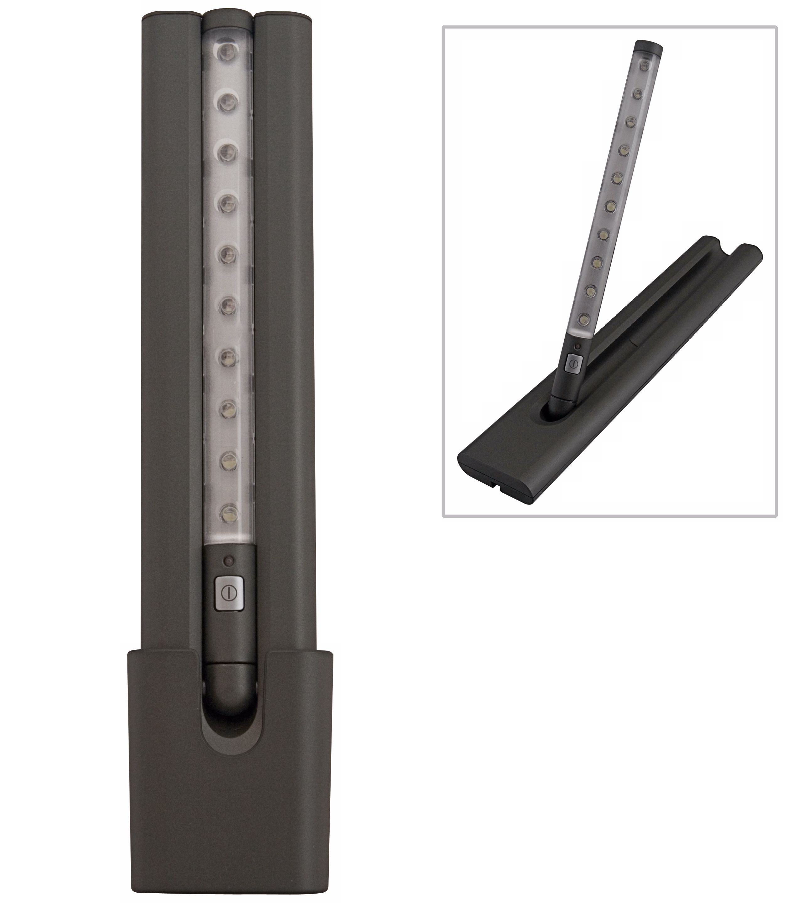 Grey LED Dimmable Battery Operated Under Cabinet Light