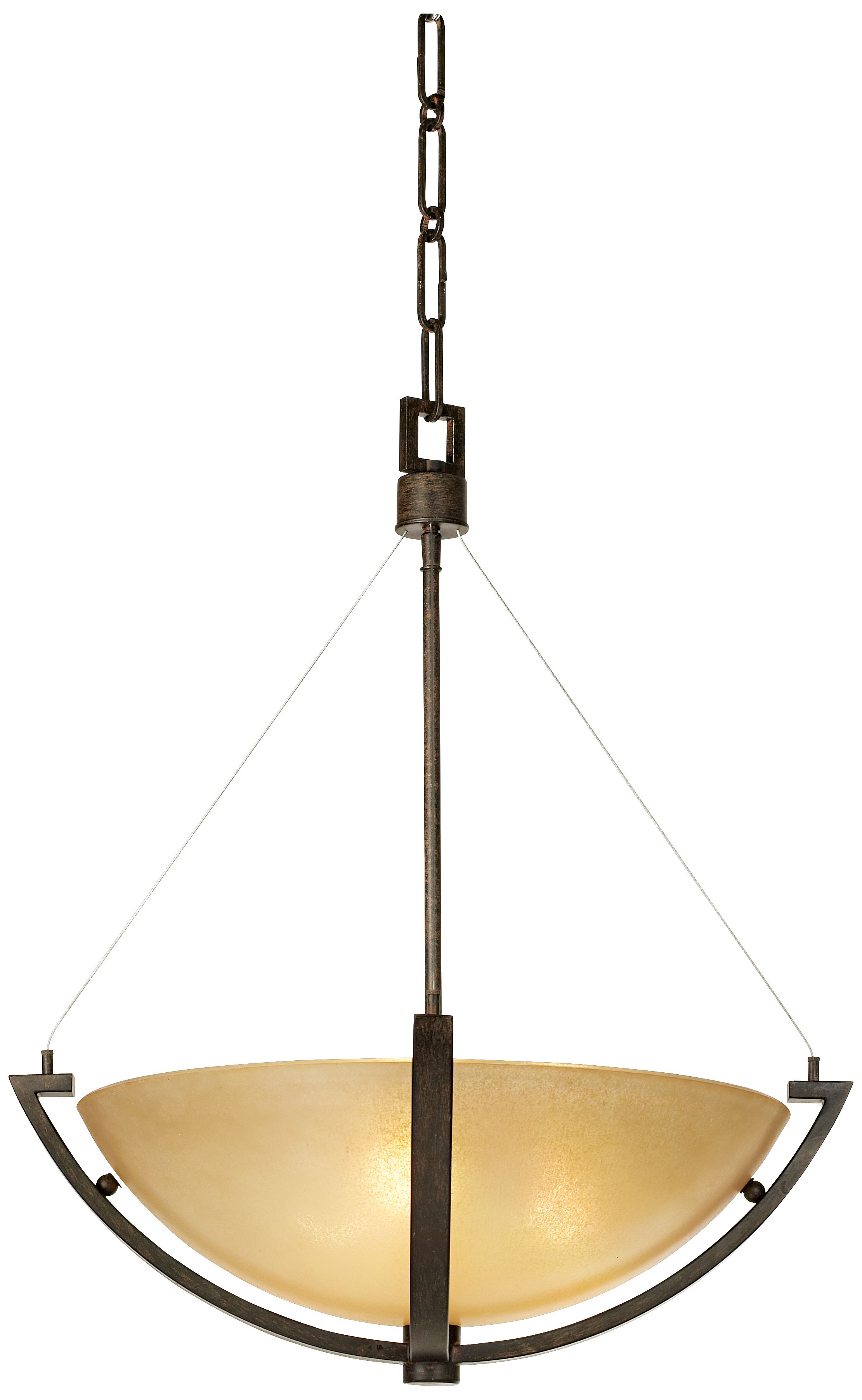 Raiden Collection Scavo Glass Pendant Chandelier