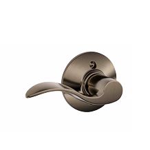 Schlage Accent Left Hand Antique Pewter Dummy Door Lever