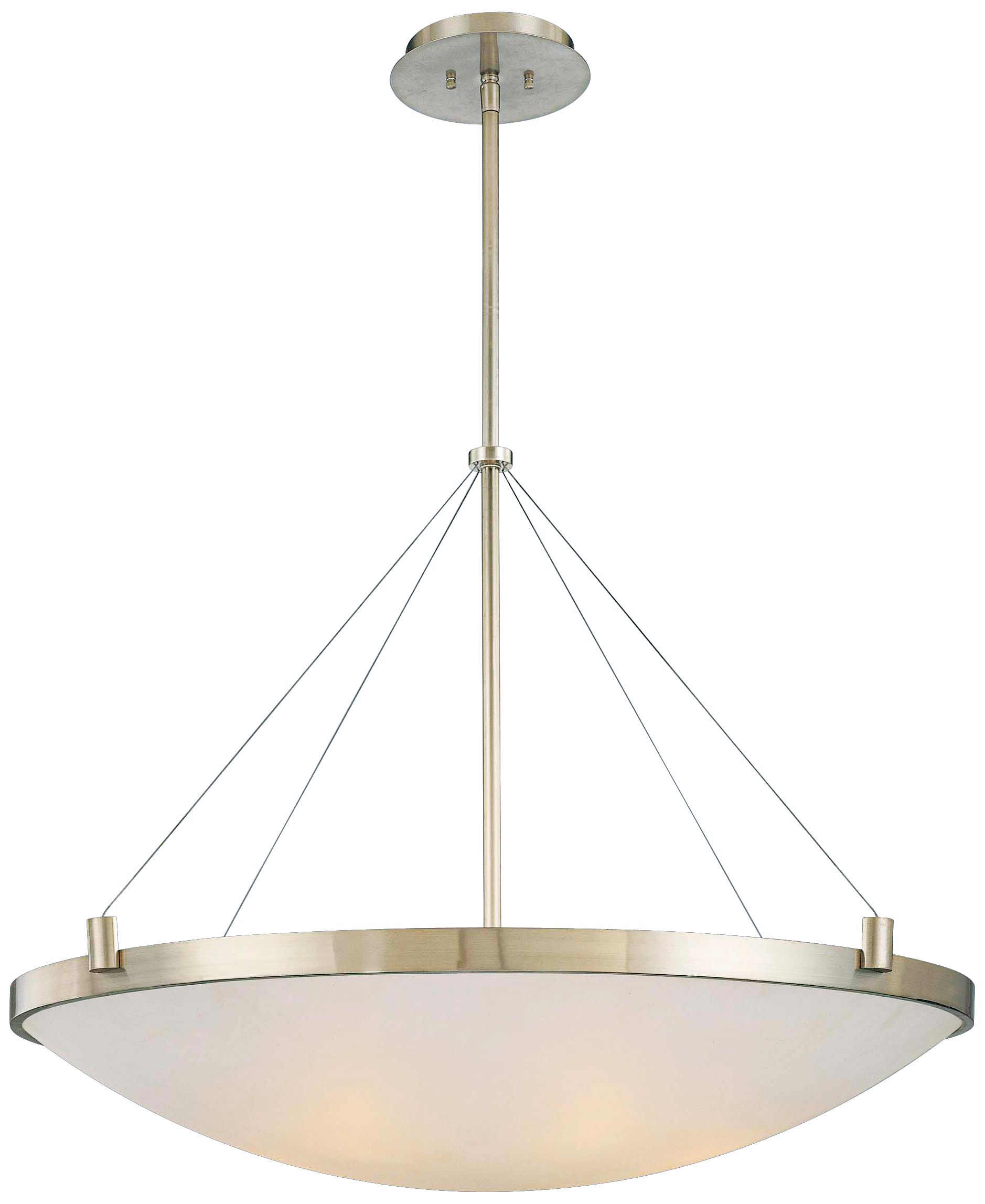 George Kovacs Frosted Glass 34 1/2" Wide Pendant Light