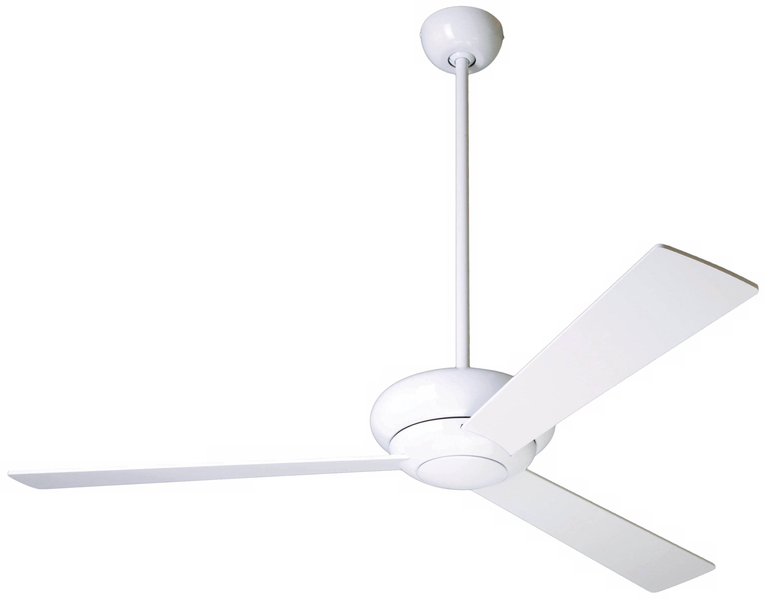 52" Modern Fan Company Altus Glossy White Ceiling Fan
