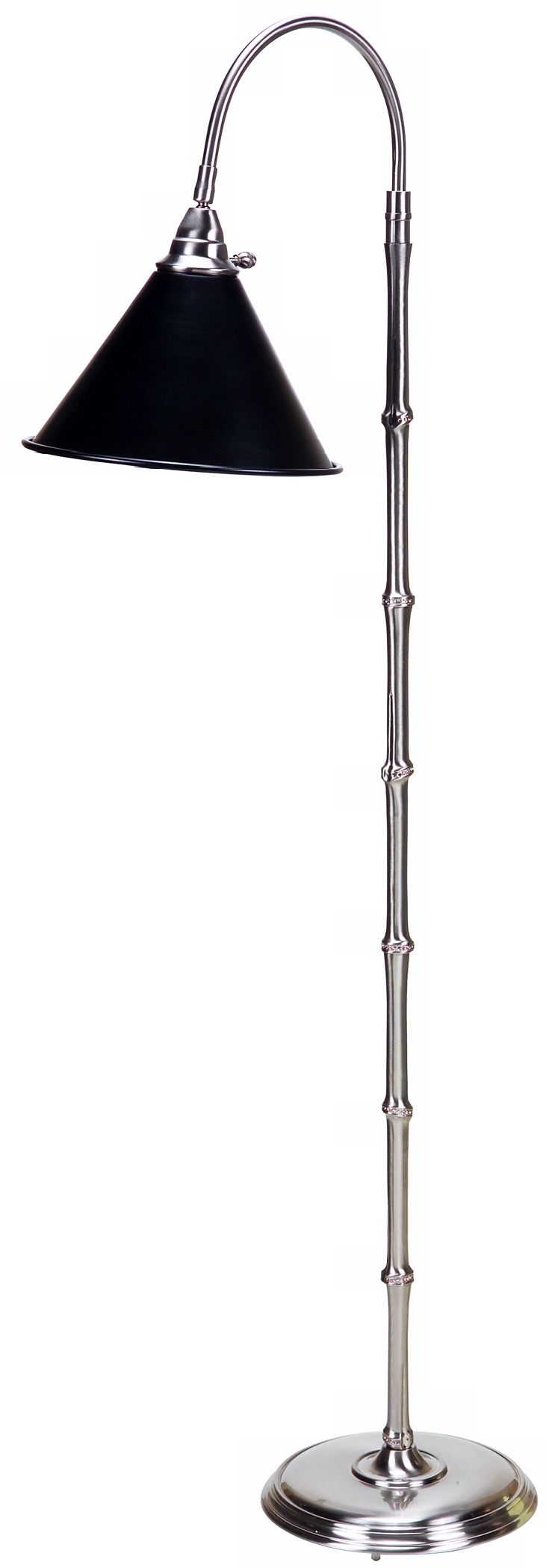 Frederick Cooper Satin Nickel Downbridge Floor Lamp