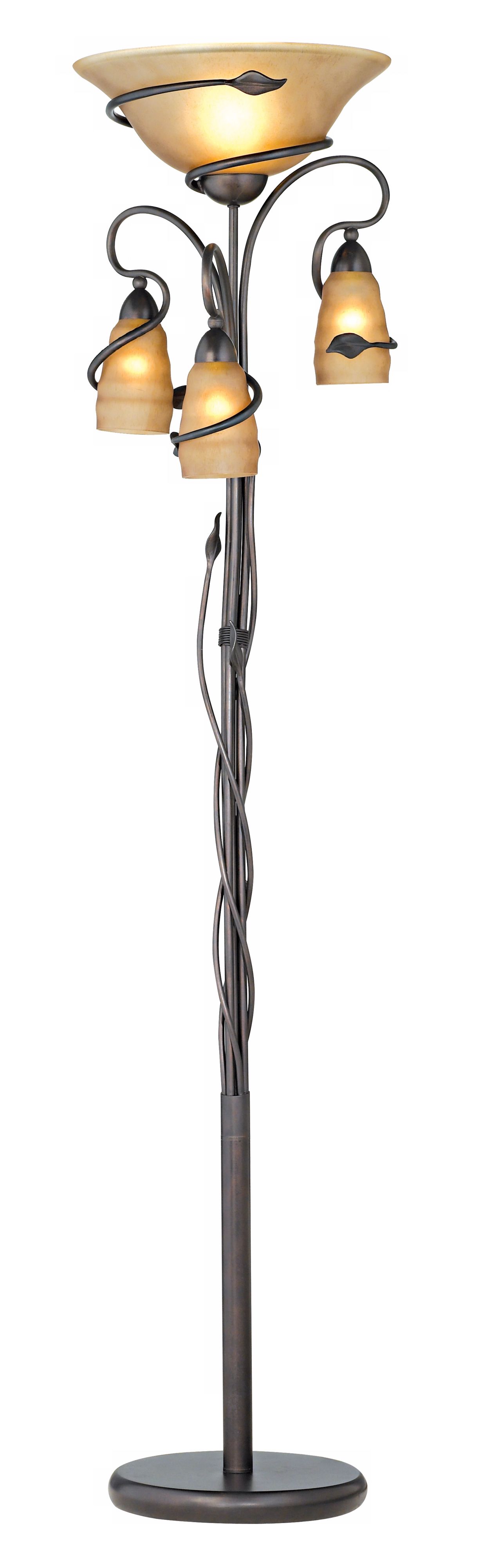 Franklin Iron Works® Arbor Vine Torchiere Floor Lamp