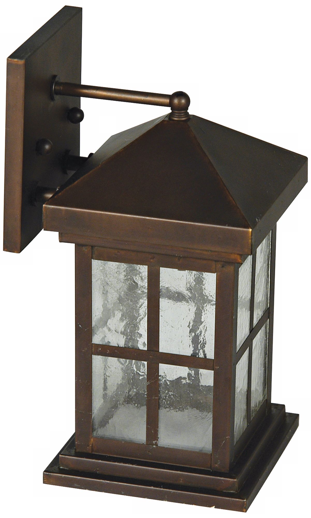 Bronze Finish 13" High Outdoor Wall Light