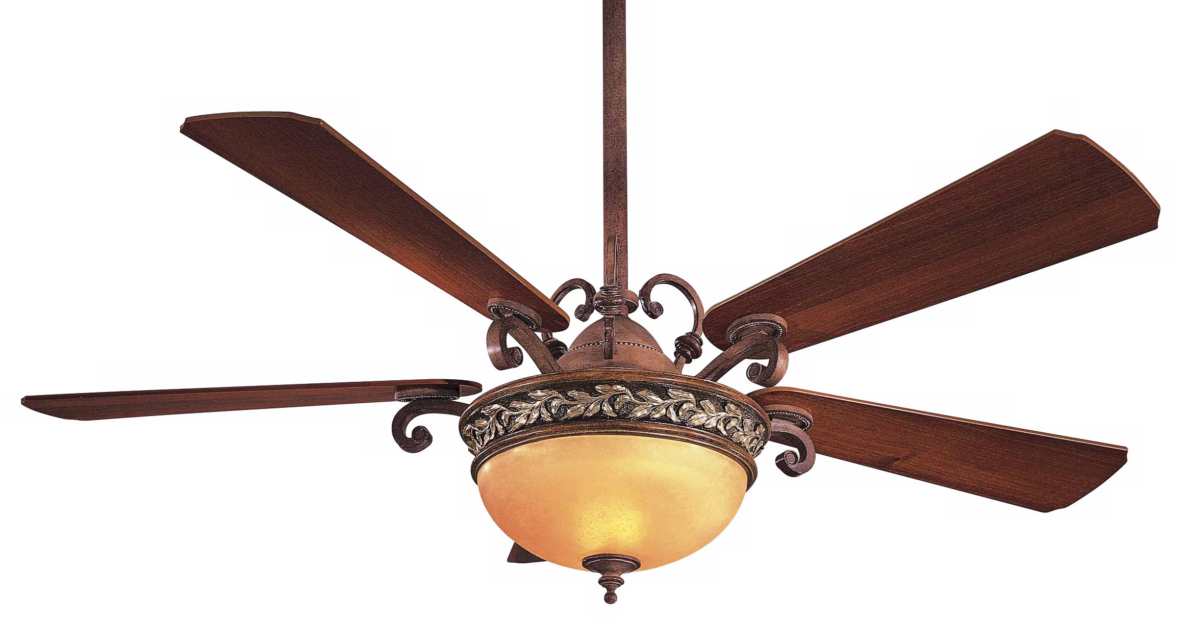 56" Minka Aire Salon Grand Florence Patina Ceiling Fan