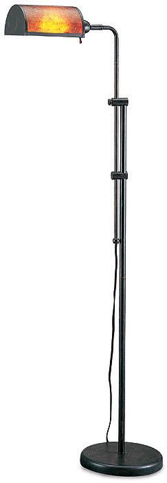 Monterey Mission Collection Mica Shade Pharmacy Floor Lamp