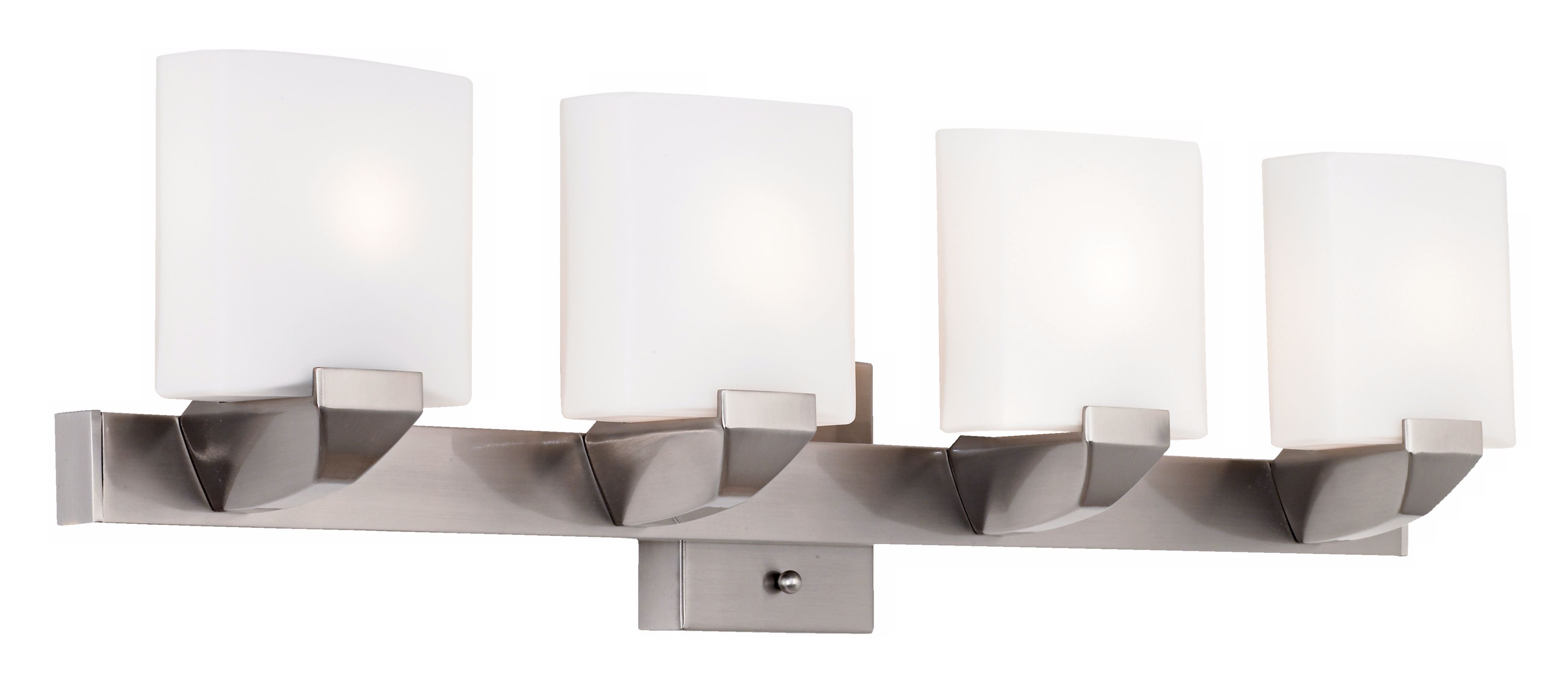 Possini Contempo Brushed Steel 28 3/4" Wide Bath Light
