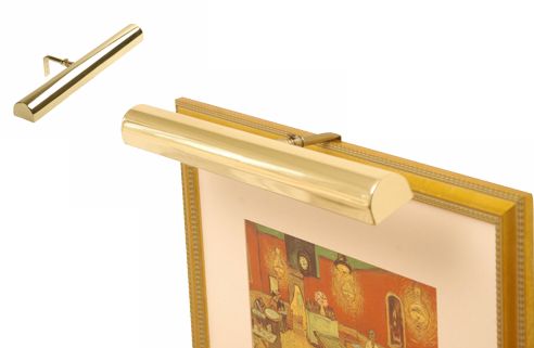 Concept 18" Wide Polished Brass Cordless Picture Light