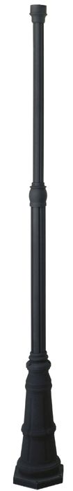Black 83 3/4" High Outdoor Lighting Post with Base