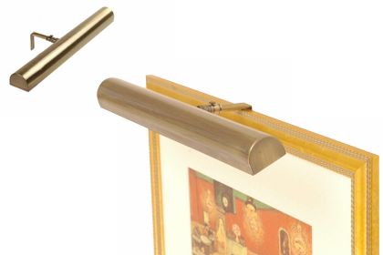Concept 18" Wide Antique Brass Cordless Picture Light