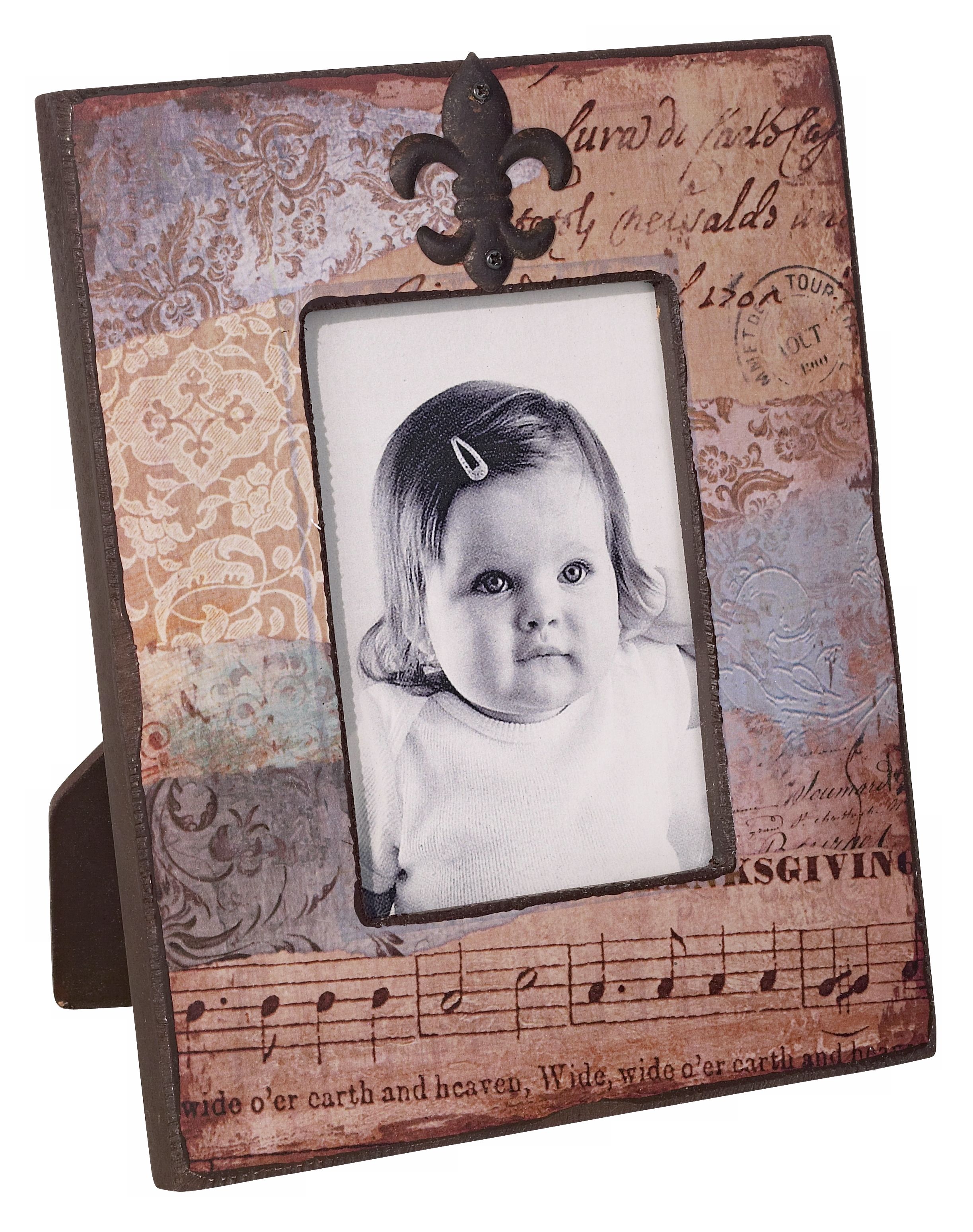 Fleur-de-Lis Pastel Picture Frame