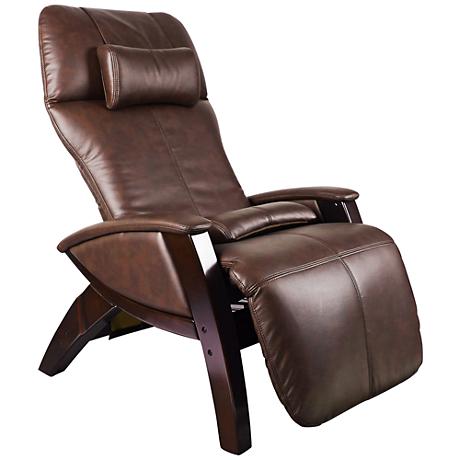 Svago Lusso Chocolate and Walnut Zero Gravity Massage Chair - Style # 8V599