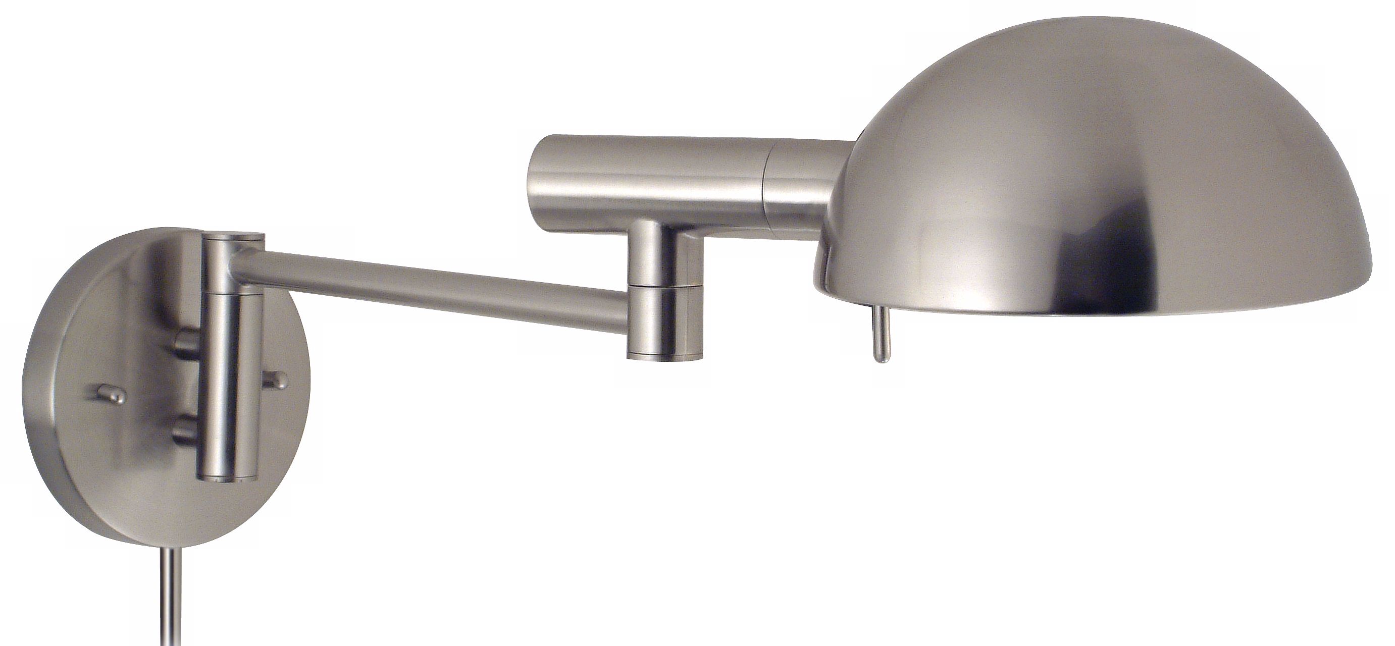Sonneman Dome Plug-In Swing Arm Wall Lamp